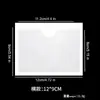 Bolsas para etiquetas de alta calidad con respaldo adhesivo, bolsas transparentes autoadhesivas para tarjetas índice, bolsas para tarjetas de identificación de material para cajas de retorno y etiquetas adhesivas