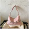 Bolso de Hombro Versátil de Moda Popular de Alta Gama para Mujer Otoño/Invierno 2026 Tacto Gamuza Bolso Tote de Gran Capacidad para Viajar