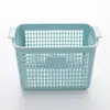 Cesta de almacenamiento para el hogar, almacenamiento de plástico para la cocina, cesta para ropa sucia de escritorio de estudiante y dormitorio, cesta de maquillaje, cesta para aperitivos y papelería al por mayor