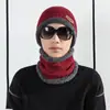 Chapéu Masculino Inverno Malha Chapéu de Lã Fleece-forrado Estilo coreano engrossado moda quente Cold-proof Ciclismo Chapéu de algodão masculino no outono e inverno
