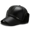 Sombrero de invierno para hombre de mediana edad y viejo, sombrero Lei Feng, orejeras, sombrero de algodón cálido para invierno para abuelo, anciano