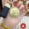 Llavero de Oro Puro 999 Más Vendido Colgante Creativo de Moda Accesorio para Teléfono al por Mayor