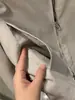 ¡Alternativa asequible a 5K+! Chaqueta de vuelo de sarga de mezcla de lino francesa de lujo y alta gama para lluvia y rocío para hombre