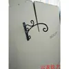 Maceta de hierro forjado cesta de flores linterna cesta colgante gancho decorativo soporte soporte para colgar en la pared del balcón soporte para flores colgar potos planta araña soporte para flores
