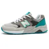 Zapatos Deportivos Zapatos de Hombre Primavera y Otoño New Balance Zapatos para Correr Cool Palabra N 580 Zapatos Casuales Transpirables para Correr Modelos de Pareja para Mujer