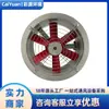 Ventilador Axial de Fluxo Axial com Duto T35-11 Planta Industrial Grande Volume de Ar Baixo Ruído Fibra de Vidro Posto Axial