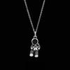 Recogiendo Estrellas para Darte Collar de Pareja Hip-Hop de Astronauta Ins Joyería Accesorios Moda
