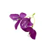 Flor Artificial Triângulo com 3 Pontas Flor de Ameixa Cordão DIY Flor Falsa de Seda Flor de Casamento Decoração de Parede Acessórios para Headwear Material