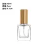 Mini Frasco de Perfume de Aparência Sofisticada, Frasco Transparente com Spray de Pressão para Óleo Essencial, Vários Estilos, Frasco de Vidro Dispensador Compacto e Portátil