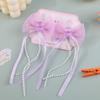 Pasador de Oso de Dibujos Animados Lazo Pasador con Borla Infantil Niña Perla Cinta Accesorios Hanfu Accesorios para el Cabello Antiguos