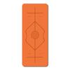 Esterilla de yoga de goma PU transfronteriza, antideslizante, para fitness en casa, para estudio de yoga, con línea de posición, esterilla de yoga Tyrant, entrega gratuita