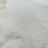 Tejido Blanco Crepé de Algodón de Bambú, Tejido de Imitación Lino Arrugado de Algodón de Bambú para Camisas y Faldas de Mujer