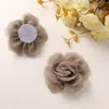 Temperamento Suave Organza Blanca Gasa Ligera Rosa DIY Cuerda para el Cabello Tocados Broches Collares Accesorios de Flores