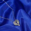 Europa y Estados Unidos aretes de micro diamantes collar anillo de circón de amor temperamento femenino moda tres piezas joyería transfronteriza al por mayor