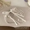 Pinza para el pelo de lazo de lirio del valle dulce, estilo súper de hadas, pinza atmosférica para coleta lateral, accesorio para el cabello, pinza de cocodrilo