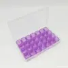 Novo conjunto de ferramentas de pintura diamante funil furadeira inventário furadeira caneta cola roxo 28 grade caixa de armazenamento acessórios acessórios