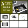 Ranura Doble para Ranura Única Grande de Acero Inoxidable 304 Lavabo de Estiramiento Viejo de Ranura Única Grande Ranura Doble para Ranura Única Grande Lavado de Verduras