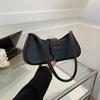 Bolsa Feminina 2023 Novo Nicho Bagel Bagel Saco Vintage Underarm Bag All-match ins Shoulder Bag Horizontal Bolsa Feminina