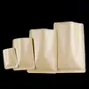 Bolsa de sellado de tres lados de 20*30, bolsa de papel Kraft revestida de aluminio, bolsa de conservación de alimentos, bolsa de máscara de sellado, bolsa de sellado a máquina de boca plana