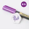 Plumones de Pintura Especializados para Sellos de Cera, Plumones de Pintura Metálica de Colores, Set de 20 Colores, Marcadores para Colorear, Plumones con Plantilla para Dibujar