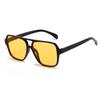 Nuevas Gafas de Sol de Doble Varilla Moda Transfronteriza Gafas de Sol de Caja Retro Anti-UV Gafas Personalizadas S24038