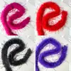 Tira de lana de imitación de pluma de pavo para puños de ropa de actuación, tira de relleno para accesorios de pijama, decoración DIY, tira de lana de color imitación avestruz