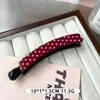 Pinza de Plástico para Banana Estilo Vintage de Lunares Pinza Versátil para Cola de Caballo Pinza Vertical para Cabello de Cola de Caballo Alta y Voluminosa