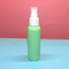 Frasco borrifador colorido, 60ml, azul escuro, para maquiagem, hidratação e aplicação, frasco de perfume portátil, pequeno frasco borrifador, frasco de plástico
