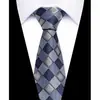 Gravata Listrada Profissional de Negócios Masculina 8cm Gravata de Poliéster Personalizada Feita à Mão Gravata Masculina Fabricante de Gravatas Shengzhou