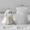 Molde de Silicona para Vela de Fantasma Transfronterizo Jiahui Mei DIY Decoración de Gatito Fantasma de Halloween Herramienta Abrasiva