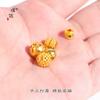 Accesorios de oro antiguo para manualidades de larga data accesorios linternas huecas de diamante nubes ruyi rojas y azules cuentas redondas cuentas de barril