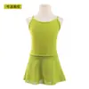 Camisola de Baile para Niñas Verano Niños Pequeños Examen de Arte Maillot Ropa de Práctica Forma Corporal Infantil Examen Leotardo de Gimnasia para Niñas
