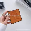 Capa de celular de couro anti-queda gram heart simples e moderna para oppo find n2 flip n3flip capa dura para celular
