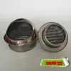 Venta al por mayor de fábrica Campana para pared exterior de acero inoxidable Ventilación exterior transpirable Campana engrosada a prueba de lluvia para paso de pared