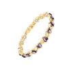 Pulsera Magnética Gaussiana Completa en Forma de Corazón de Amazon Ajustable Diamante Protección Ambiental Aleación Pulsera para Transfronteriza