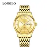 Longbo nuevo reloj para hombre de negocios de lujo moderno de moda pulsera de muñeca venta directa de fábrica 83812