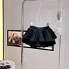 Ropa Infantil Estilo Coreano 2026 Verano Nuevo Conjunto para Niñas Chaleco Elegante con Estampado de Leopardo Falda Negra de Pastel para Niños Conjunto de Dos Piezas