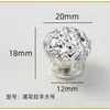 Herrajes para gabinetes manija pequeña decorativa de metal multiusos para cajón manija de un solo agujero accesorios para muebles fabricantes de herrajes en stock
