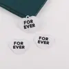 Etiqueta Acrílica de Carta de Amor en Inglés de Doble Cara Llavero Hecho a Mano Colgante Materiales para Joyería Accesorios
