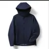 En Stock Ropa de Soft Shell Transfronteriza con Capucha para Exteriores Cortavientos Crujiente Holgada Estilo Montaña como una Nube Informal Versátil Chaqueta Shell Otoño/Invierno