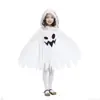 Nuevo Disfraz de Mascarada Infantil de Halloween Ropa de Angelito Blanca Linda Juguetona Disfraz para Actuación en Mesa Pequeña