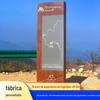 Wangjishan área cênica ao ar livre placa de sinalização de estrada planta baixa produção placa de aço inoxidável perfil spray pintura