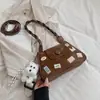 2025 Novo Estilo de Verão Ins Bolsa de Ombro Transversal Bolsa de Ombro Transversal de Aparência Sofisticada Bolsa Feminina Simples e da Moda