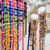 Área de Arte de Jardín de Infancia, Manualidades de Hilo DIY, Área de Hilo Grueso, Área Colorida, Decoración de Pared