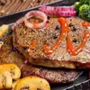 Filete de Bistec a la Pimienta Negra 20 Piezas Frescas 10 Piezas Salsa de Pimienta Negra Nutritivo Set Familiar para Niños Bistec Corte Original con Cuchillo y Tenedor