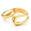 Pulseras Populares Transfronterizas Europeas y Americanas Ins Normcore Pulseras con Patrón de Onda Asimétrico Pulseras Metálicas Brillantes Joyería para Mujer