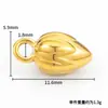 Aço Inoxidável Estilo Antigo Pingente de Lótus Acessórios DIY Pulseira Trançada Feita à Mão Acessórios para Colar Semente de Lótus Vagem de Lótus Pequenos Charms