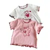 Camiseta de Manga Corta para Niña 2026 Verano Nuevo Estilo Ropa Tops para Niños Ropa de Verano para Bebé Niña Ropa Muy Bonita para Niños t