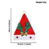Chapéu Decorativo de Galhos de Rena de Natal para Adultos e Crianças, Adereço para Foto de Fantasia de Festa de Natal, Chapéu de Gravata Borboleta de Rena de Natal