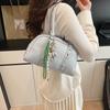 Bolso Coreano de Primavera Popular Combinable para Axila 2025 Nueva Moda Contraste Casual para Viajero Hombro Boston